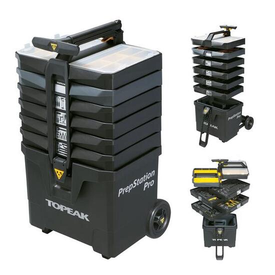 Topeak Werkzeugkoffer PrepStation Profi, Schwarz