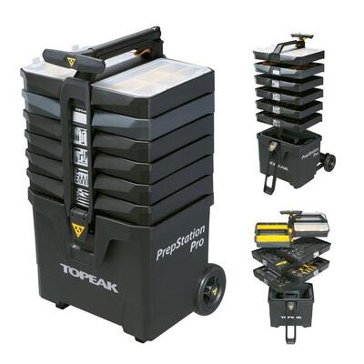 Topeak Werkzeugkoffer PrepStation Profi. Schwarz