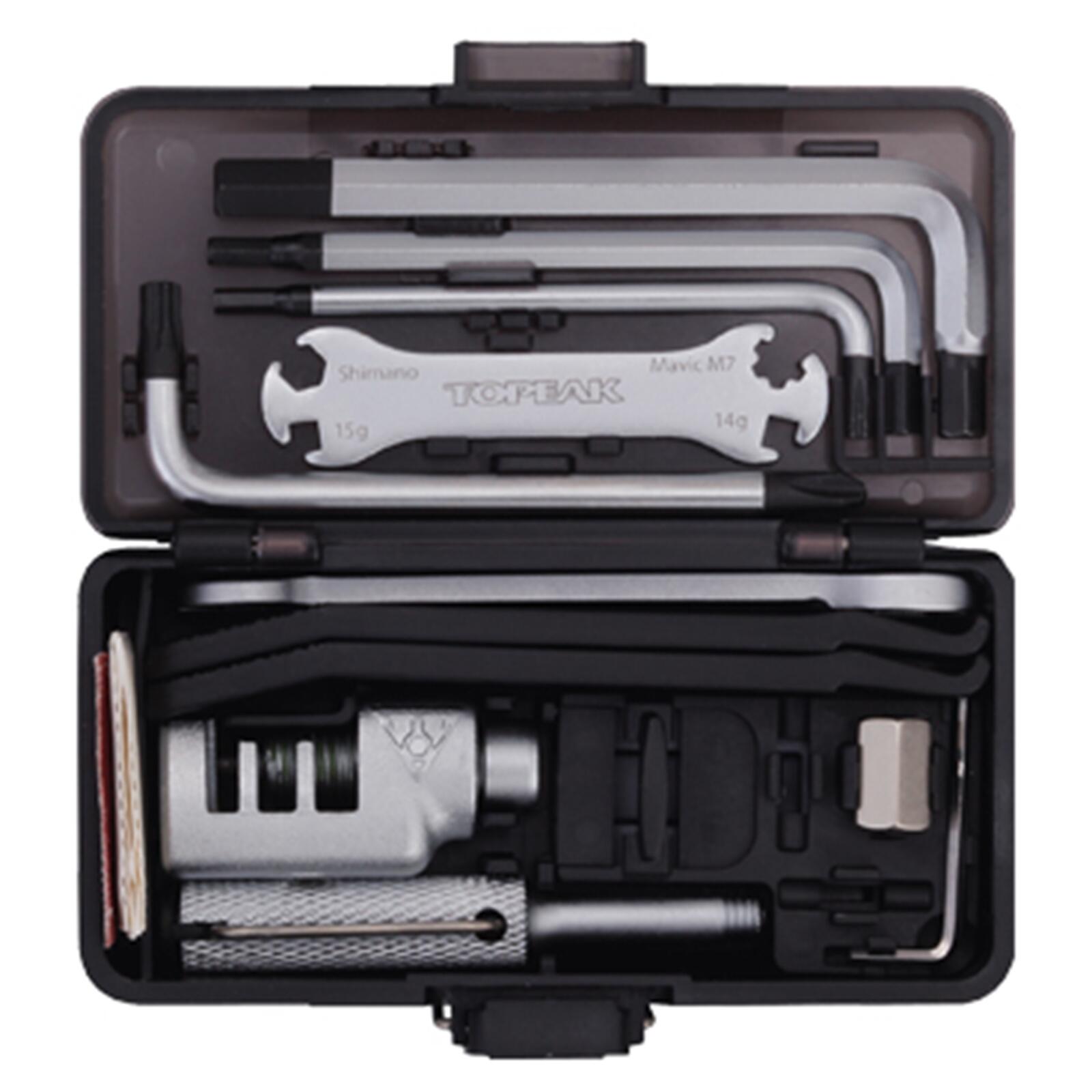TOPEAK Topeak Survival Gear Box+ Houderset met 23 Functies