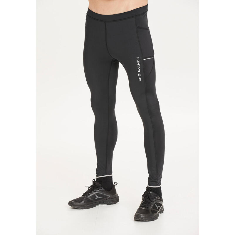 Tights Energy M Windblock Laufsport Herren Black Atmungsaktiv ENDURANCE