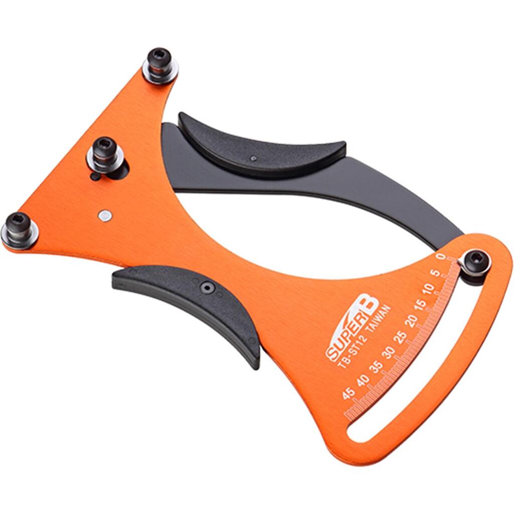 TB-ST12 Spoke Tension Meter - Steel in Orange and Gray