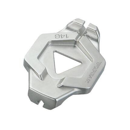Topeak Speichenschlüssel Duo Spoke Wrench 14G / 15G, Silber