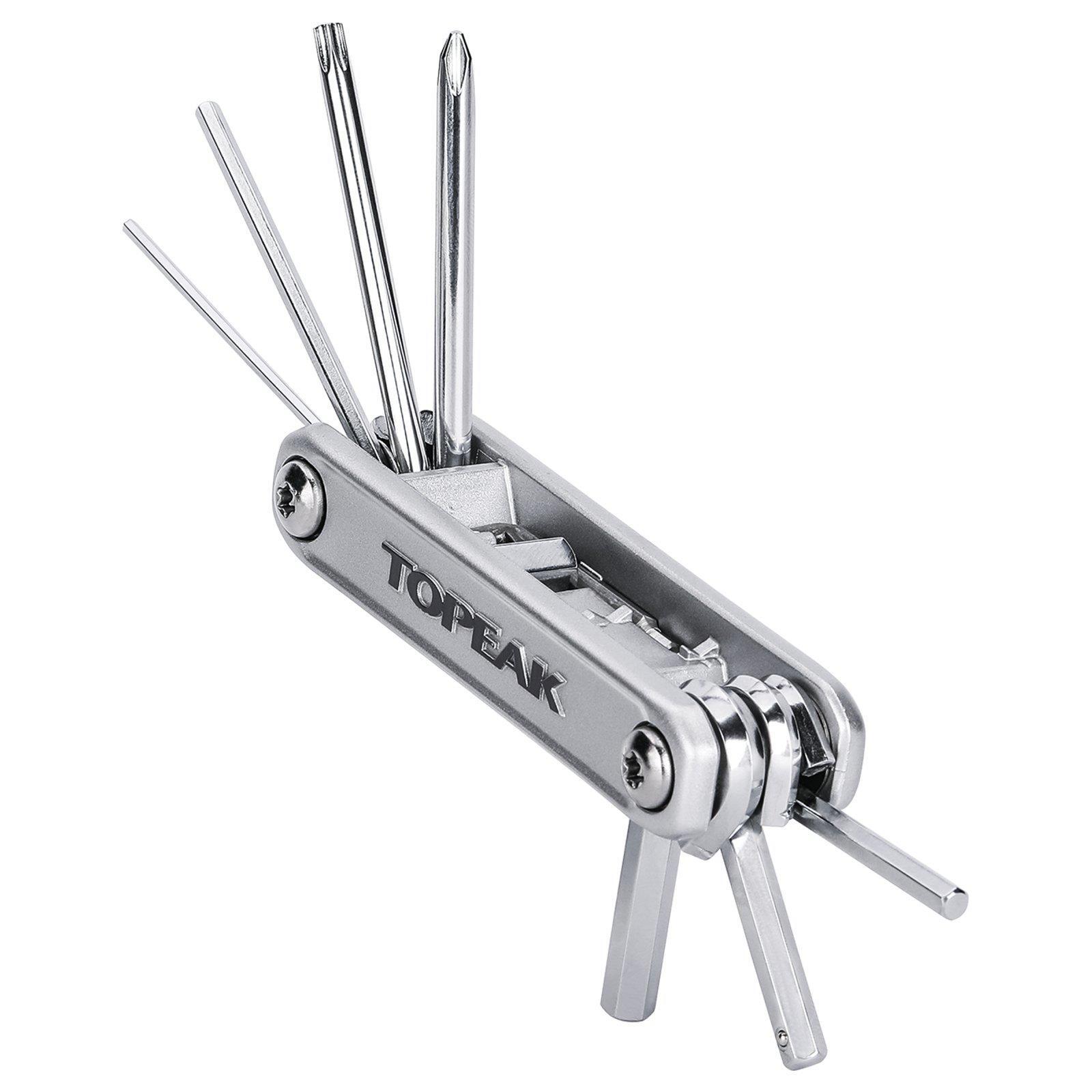 Topeak Bike Folding X-Tool+ Multi-Tool Silver TOPEAK Decathlon