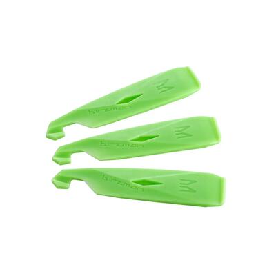 BIRZMAN Set di leve per pneumatici. ABS temprato. 3 PCS / SET verde