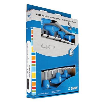 Unior inbussleutelset 2,5mm tot 10 mm