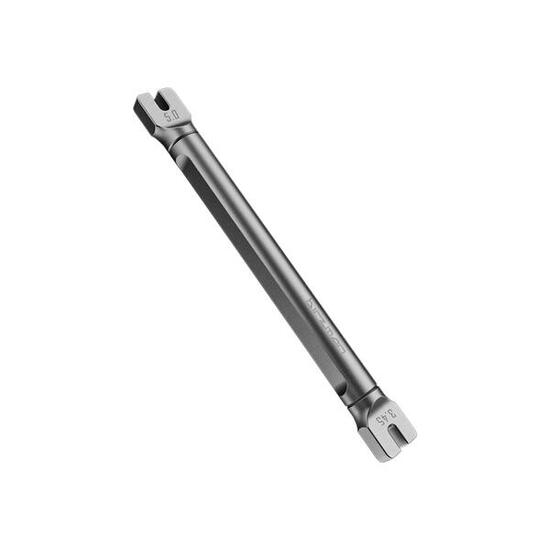 Birzman Double-ended Spoke Wrench 3.45/5.0 silver