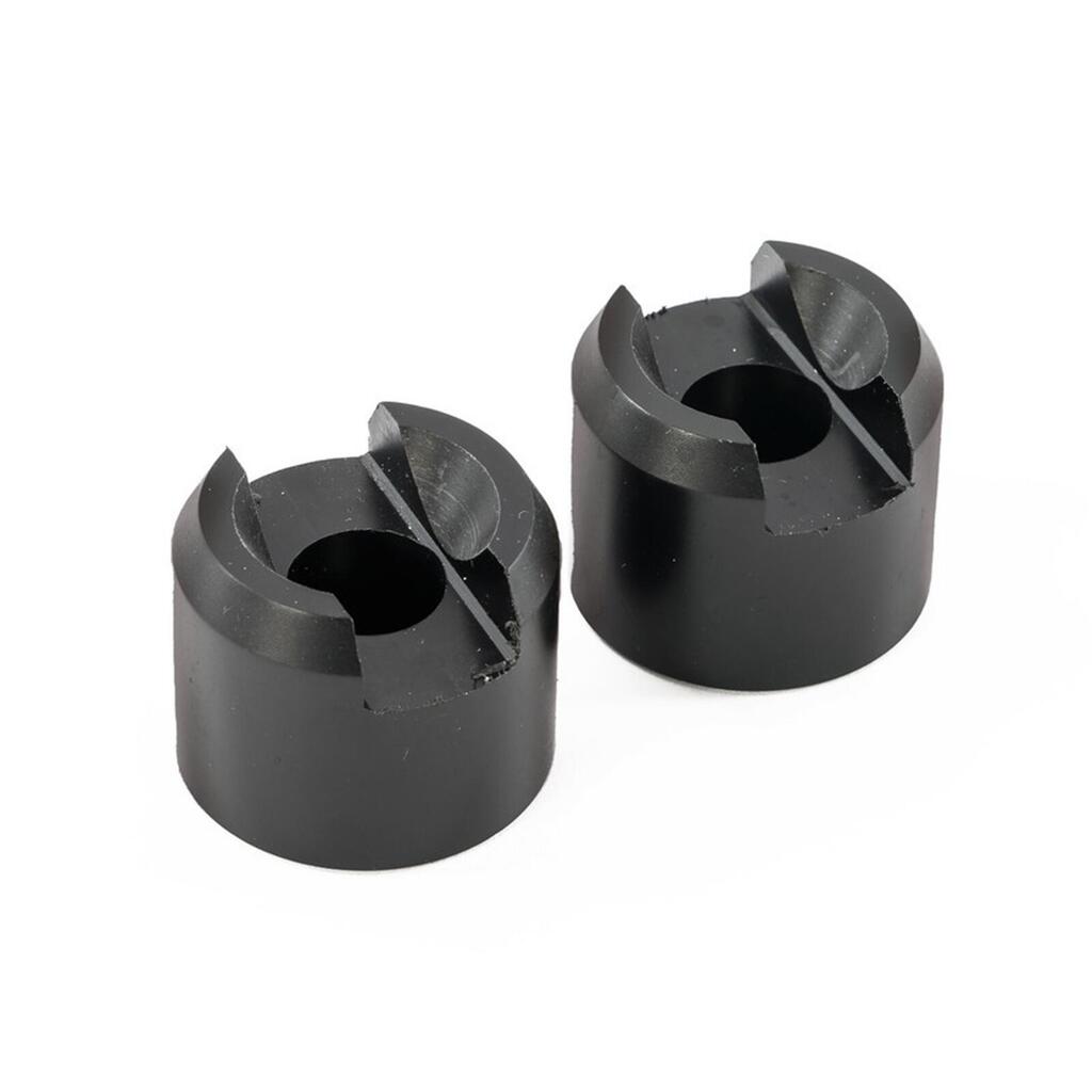 Pair of plastic wheel mounting brackets for bicycle elevator and repair Gist 148