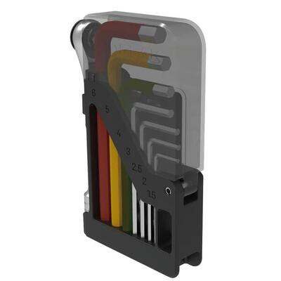 Topeak Ratschenset Omni ToolCard. Mehrfarbig