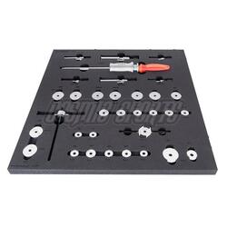 Boîte à outils pour l'entretien des roulements - red - 560 x 570 x 40 mm / 32