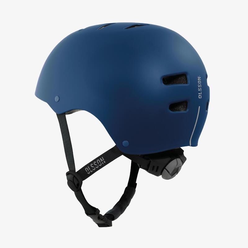 Casque trottinette OLSSON URBAN RIDER Bleu 54-56cm skate rollers vélo