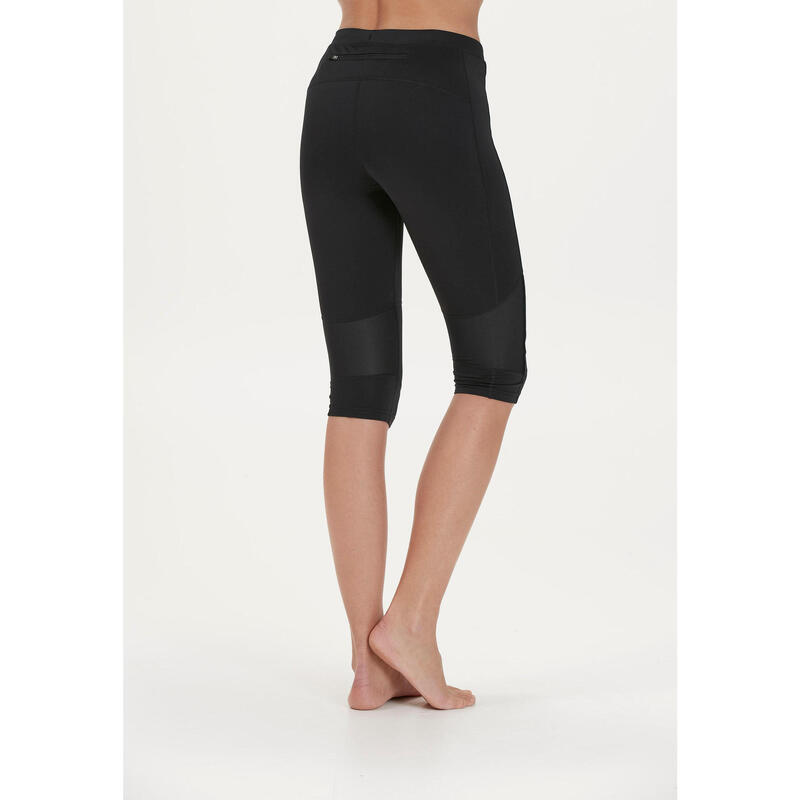 Sporthose Mahana W 3/4 Laufsport Damen Black Atmungsaktiv ENDURANCE