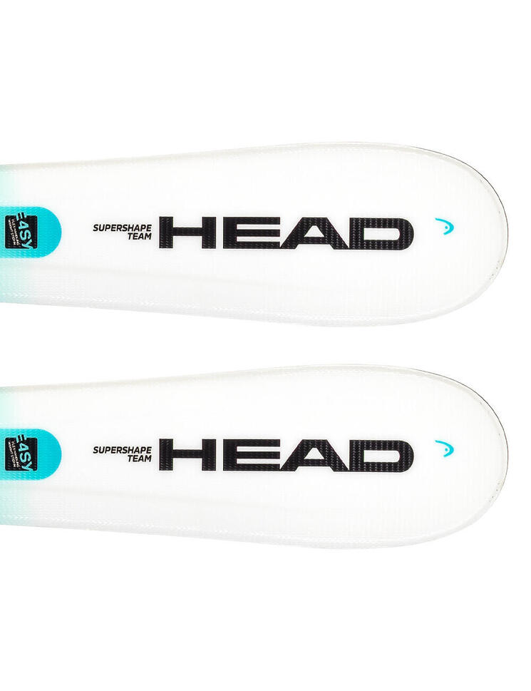 Narty juniorskie HEAD SUPERSHAPE TEAM EASY + wiązanie HEAD JRS 4.5 z GRIP WALK