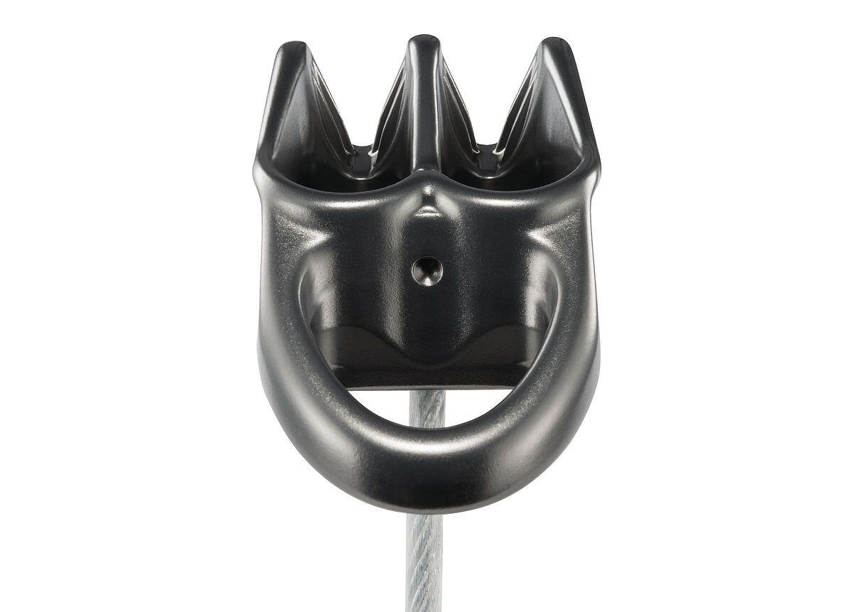 Dispositivo di assicurazione Petzl REVERSO in alluminio 57 g verde 3/4
