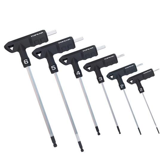 Klucze imbusowe Topeak T-Handle DuoHex Wrench Set 6 tools