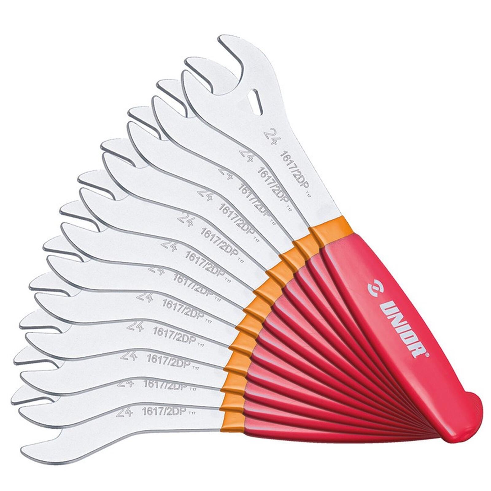 UNIOR Set conussleutel enkelzijdig - red - 13 - 28 mm / 12 pcs