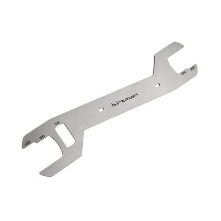 Clé à roulements double face - argent