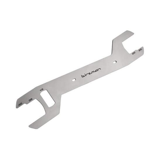 Clé à roulements double face - argent