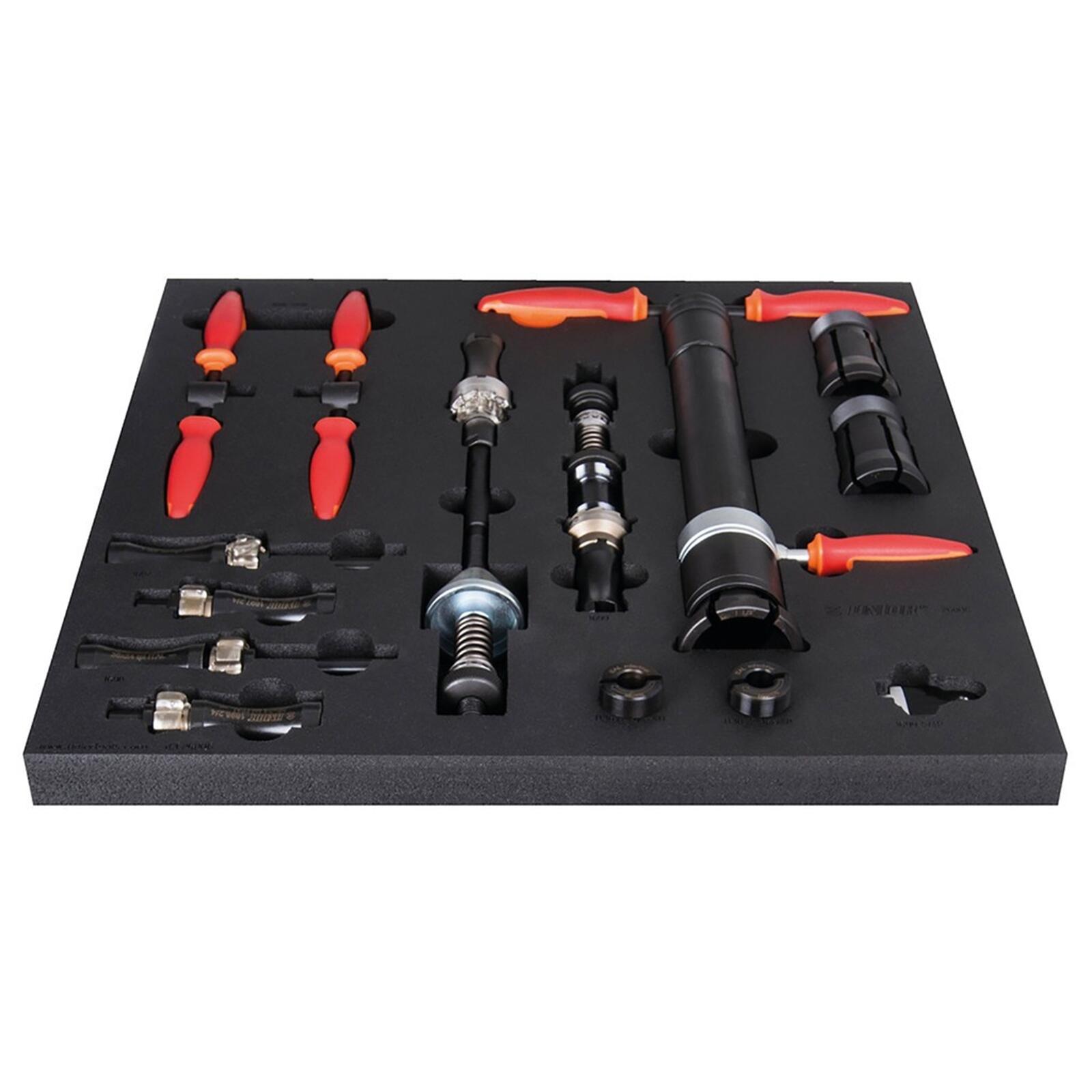 Unior Werkzeugset SOS Rahmenaufbereitung rot, 19-teilig - SET3-2600C-US 1/2