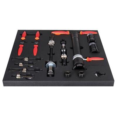 Unior Werkzeugset SOS Rahmenaufbereitung rot. 19-teilig - SET3-2600C-US