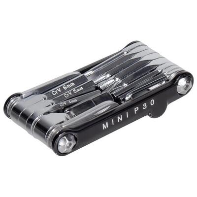 Topeak Multifunktionswerkzeug Mini PT30. Schwarz