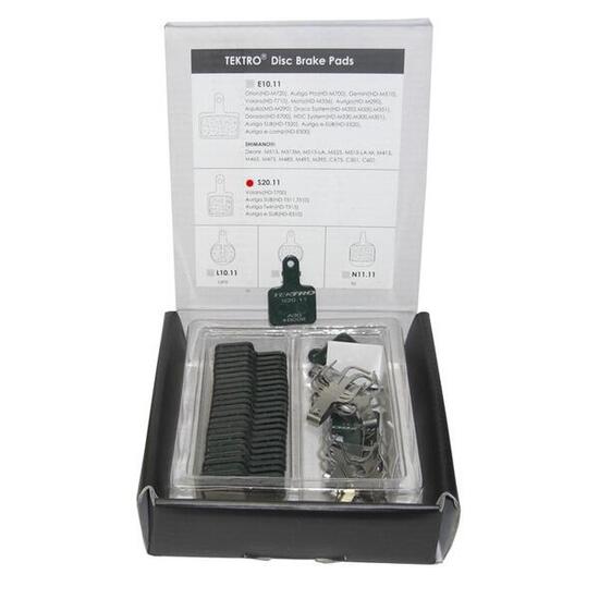 Paire de 15 plaquettes de frein organique Tektro s20.11