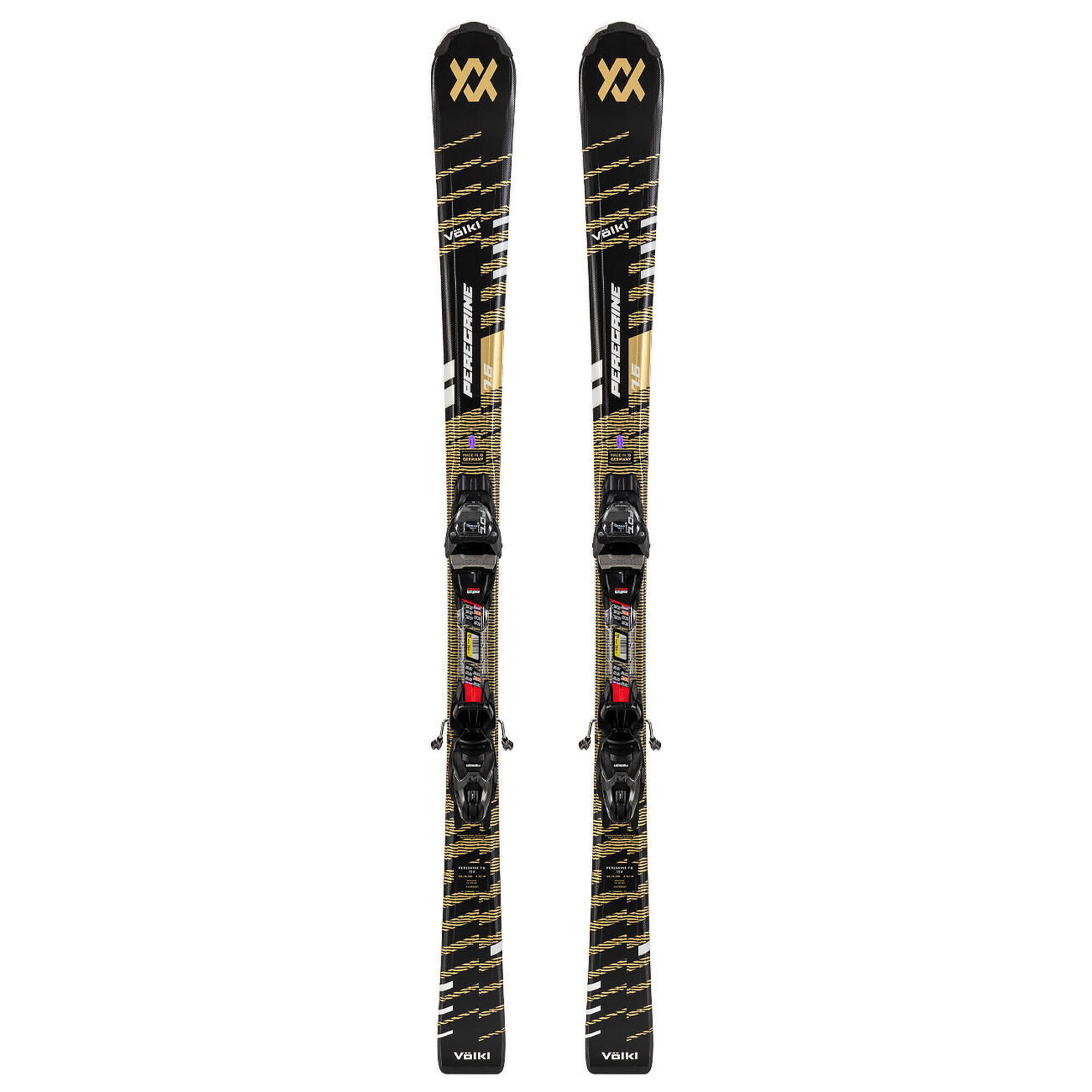 VÖLKL Pánské allround lyže VÖLKL PEREGRINE 7.6 + vázání MARKER FDT 10 s GRIP WALK