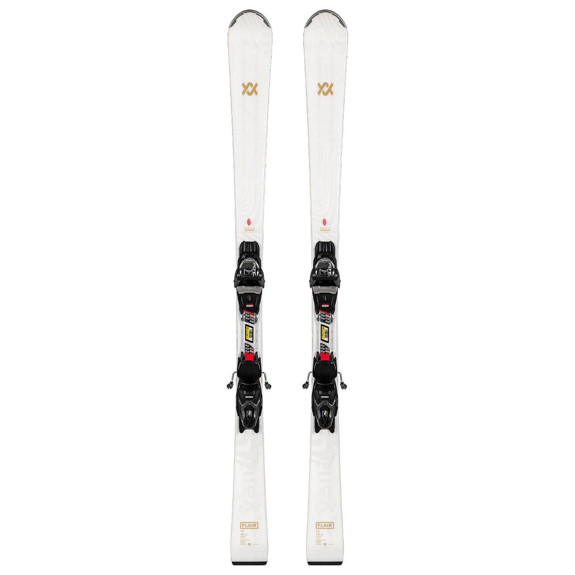 Narty damskie VOLKL FLAIR 7.2 + wiązanie MARKER FDT TP 10 z GRIP WALK 2025 158