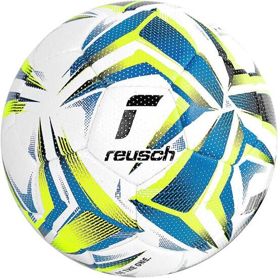 Ballon de football Reusch taille 5, collé et cousu.
