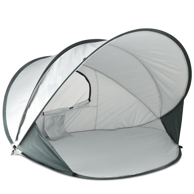 Carpa de playa Luxe Pop Up XXL - Plata