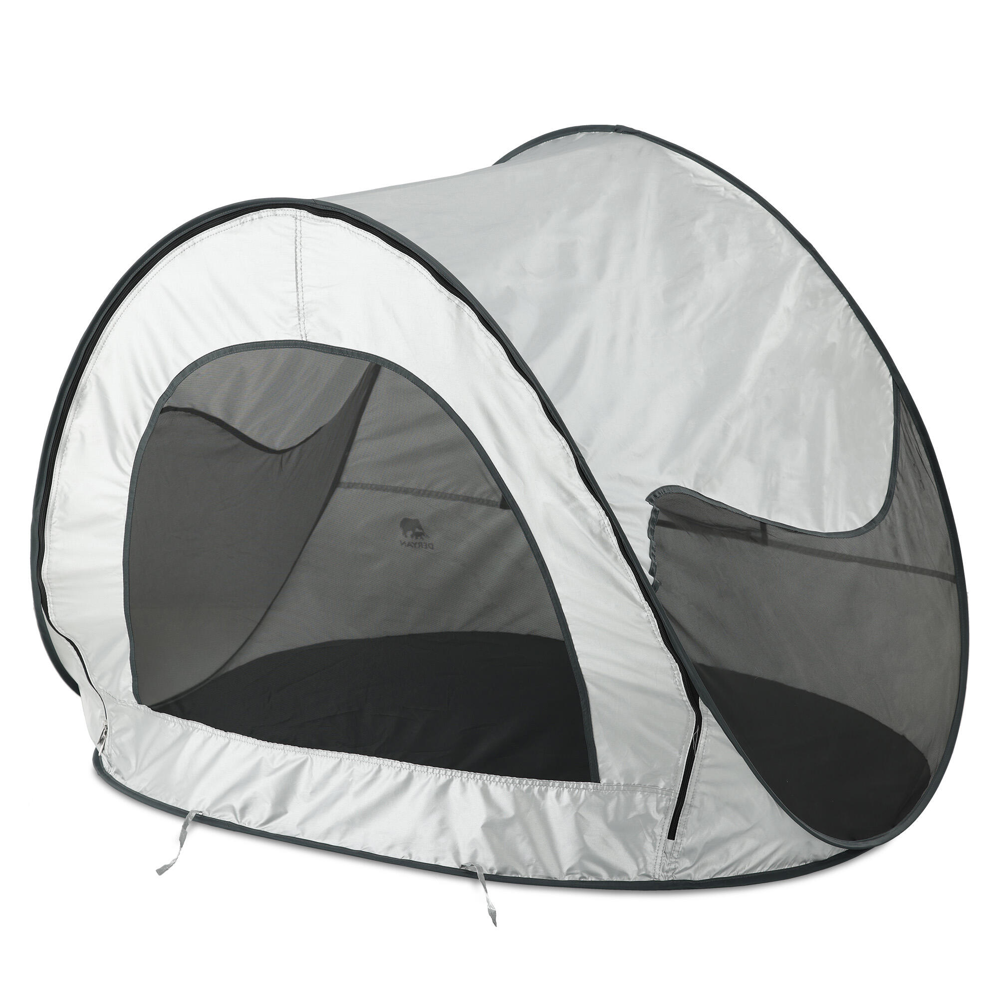 Luxus Pop Up Strandzelt - Silber 3/7