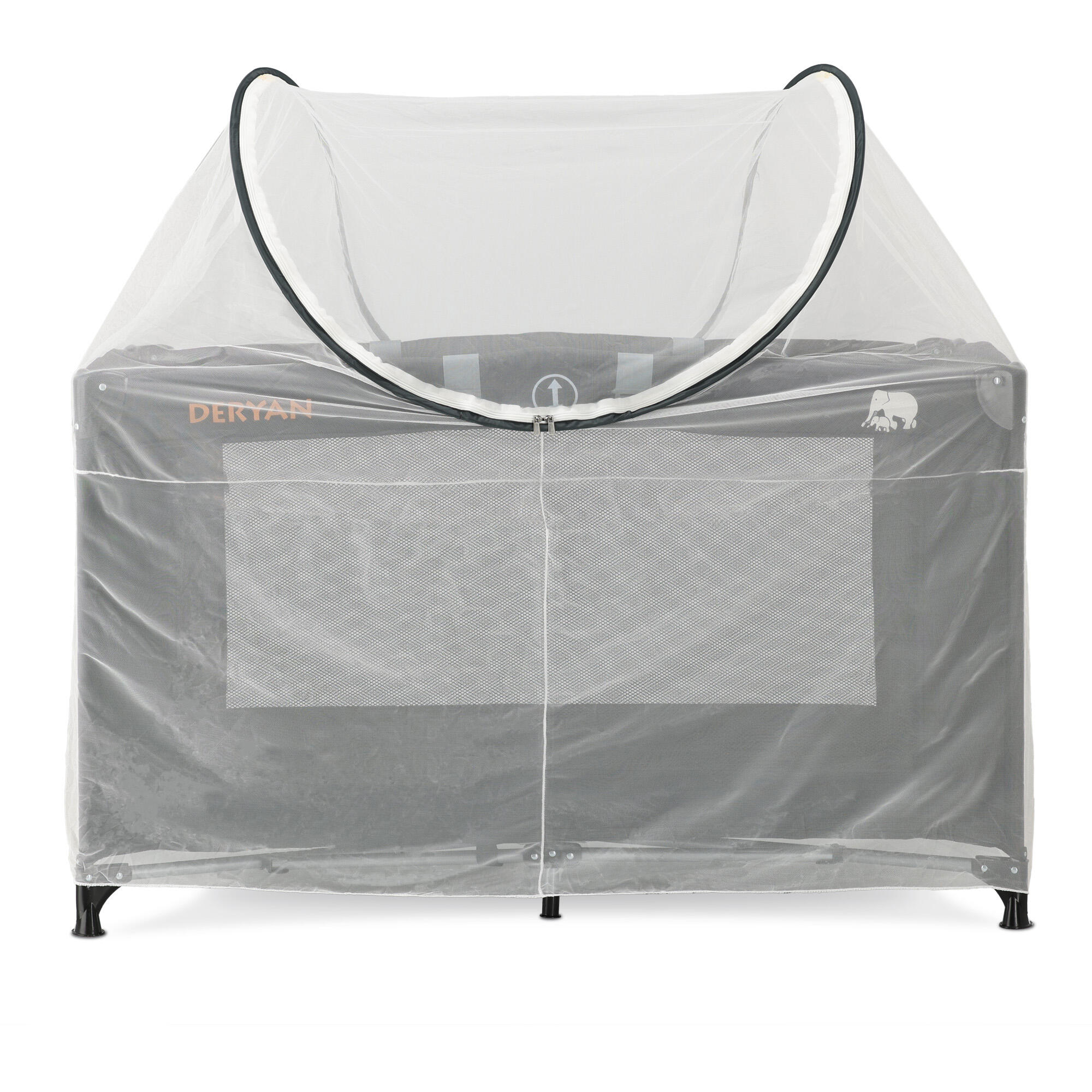 Pop-up klamboe voor reizen en thuis, bedhemel voor tweepersoonsbed en