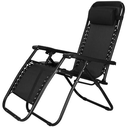 Leżak turystyczny Springos zero gravity z zagłówkiem