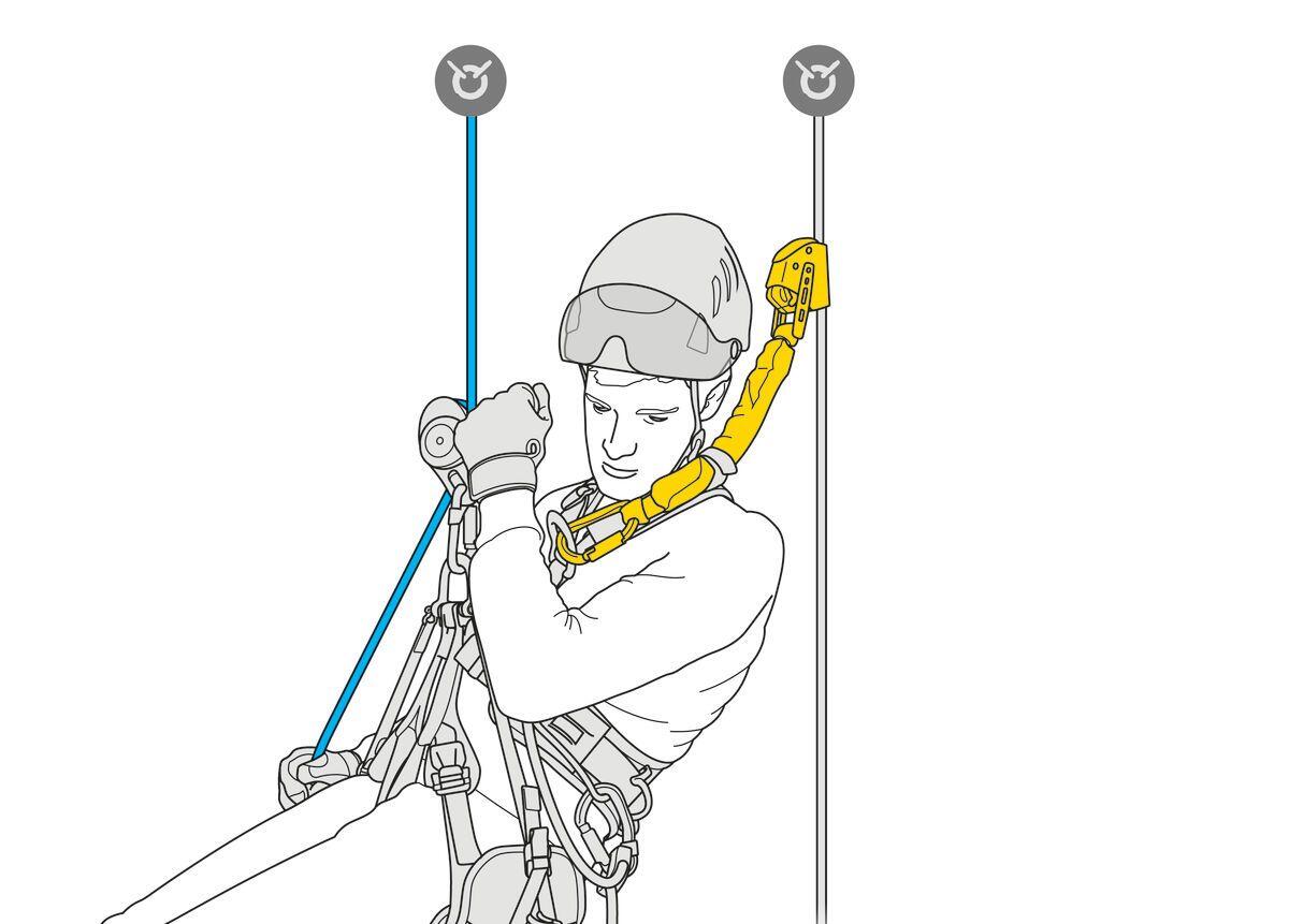 Longe Arrampicata Asap'sorber 40Cm Ne 2/2