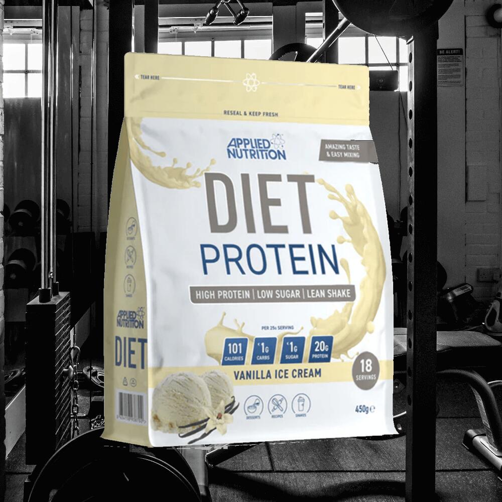 Applied Nutrition Diet Whey (450g) Vanilla Ice Cream - Eiwitten - Wei-eiwit Mix 2/3