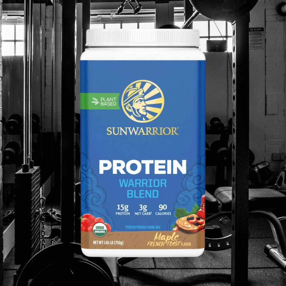 Sunwarrior Warrior Blend Organic (750g) Maple French Toast - Protéines 2/3