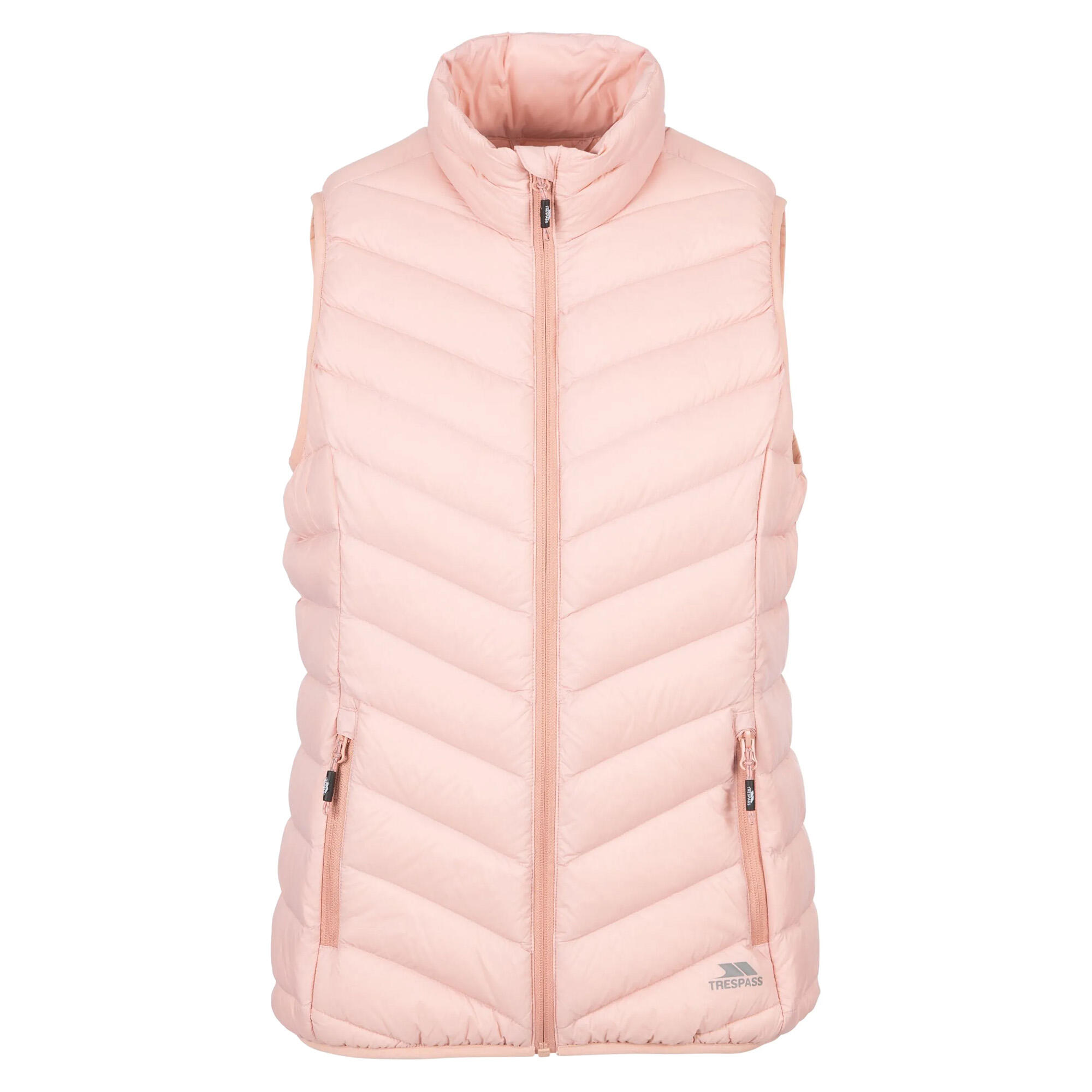 TRESPASS Womens/Ladies Giana Down Gilet (Misty Rose)