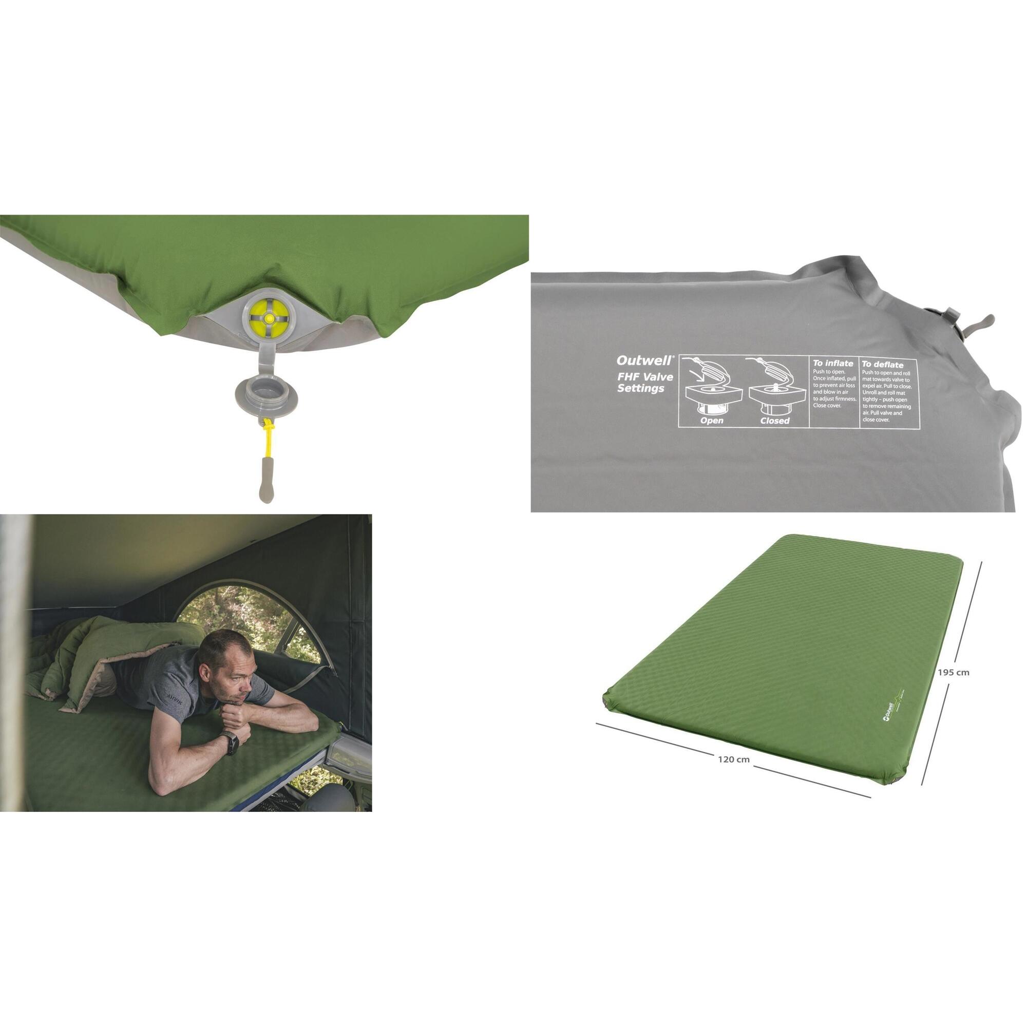 Outwell Dreamcatcher Double 5.0cm Self-inflate Mat 2/6