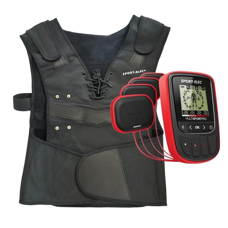 Electroestimulador muscular Multisport Pro Sport-Elec 4 canais + Colete PROMOÇÃO      299,00€ 419,00€ -28%    * 23/05/2025 até rutura de stock   SPORT-ELEC Electroestimulador muscular Multisport Pro Sport-Elec 4 canais + ColeteVendido e expedido por: Electrotens    