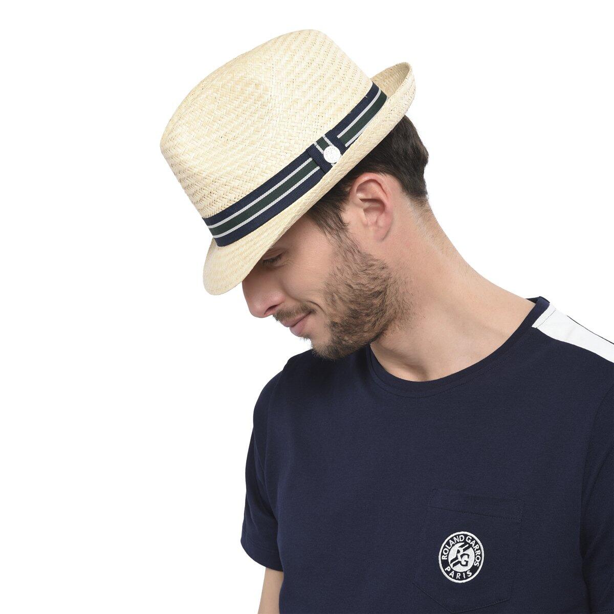 Trilby Roland-Garros papier liseré vert Roland-Garros - marine 4/5