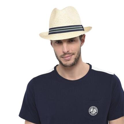 Trilby Roland-Garros papier liseré vert Roland-Garros - marine