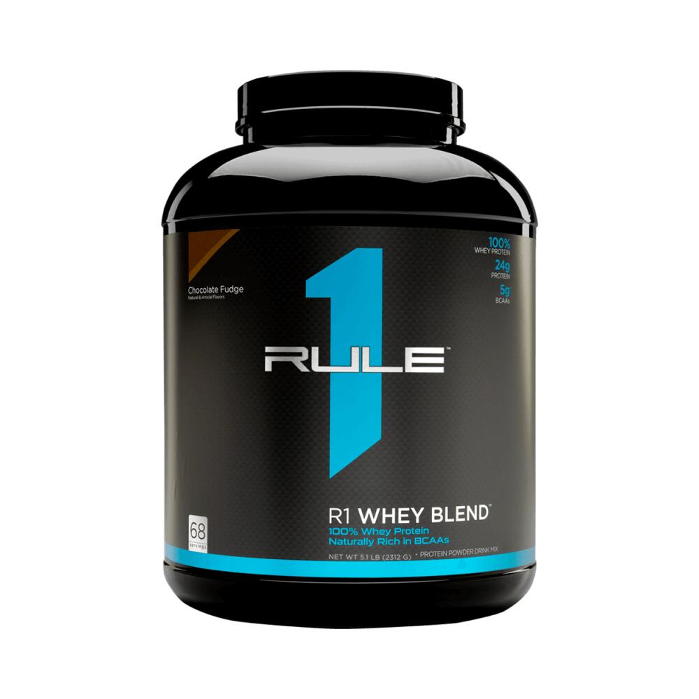 RULE1 Rule1 R1 Whey Protein (5lbs) Chocolate Fudge - Proteine