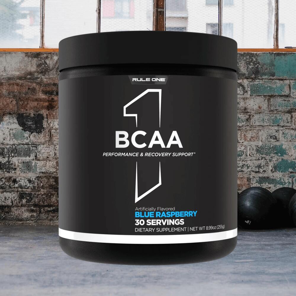 Rule1 R1 BCAA (30serv) Blue Raspberry - Acides aminés - BCAA 2/3