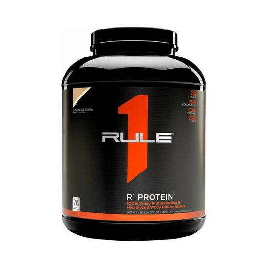 Rule1 R1 Protein Whey Isolate (5lbs) Cookies & Crème - Proteine