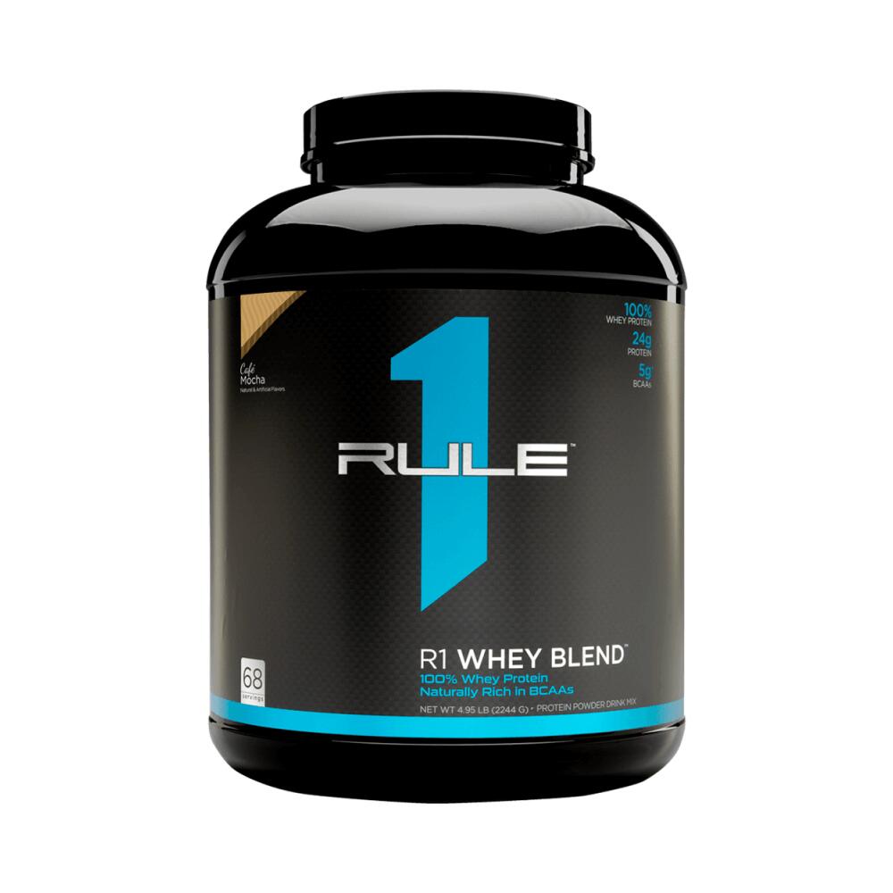 RULE1 Rule1 R1 Whey Blend (5lbs) Café Mocha - Eiwitten - Wei-eiwit Mix