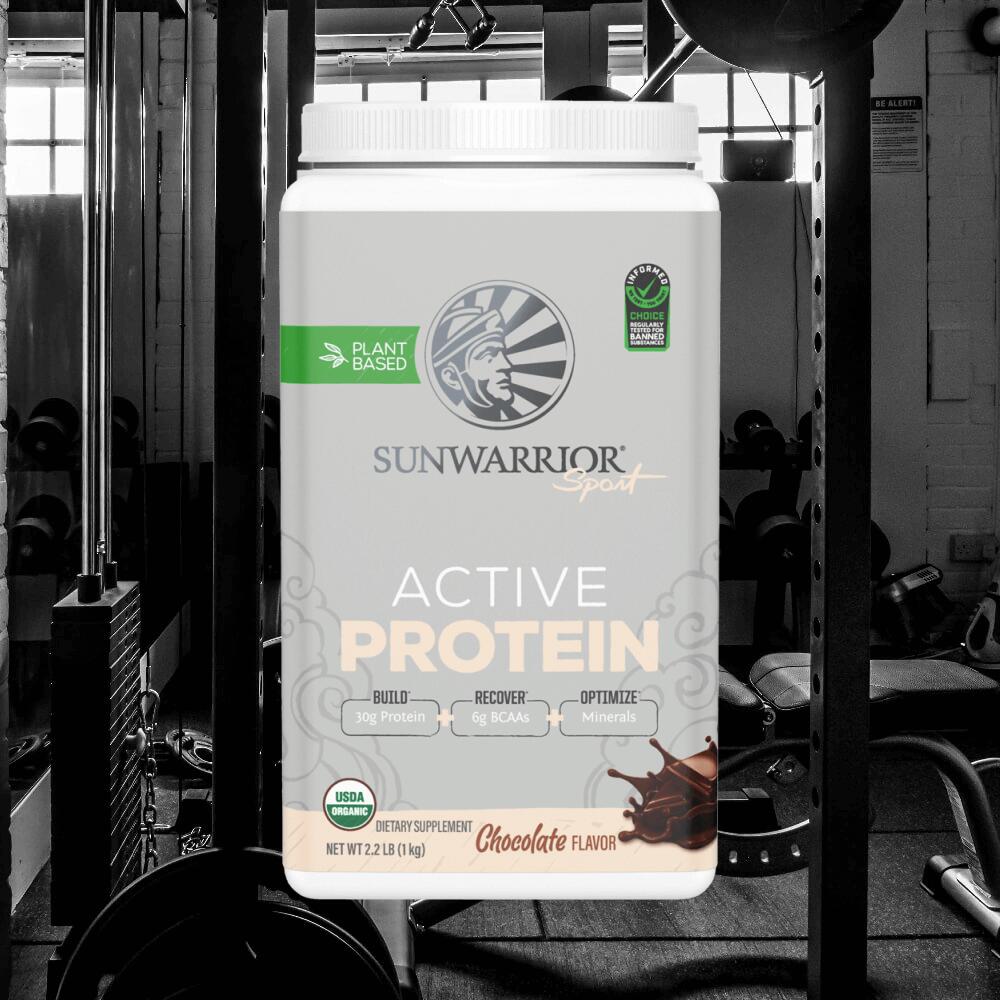 Sunwarrior Active Protein Organic (1000g) Chocolate - Protéines 2/3