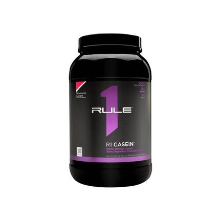 Rule1 R1 Casein Protein (4lbs) Chocolate Fudge - Protéines - Caséine