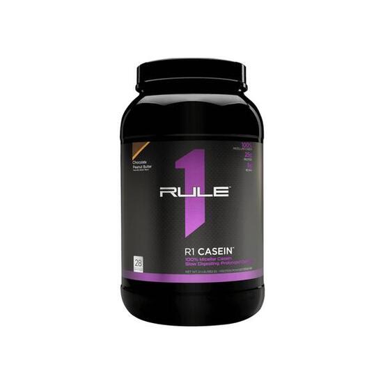 Rule1 R1 Casein Protein (2lbs) Chocolate Peanut Butter - Protéines - Caséine