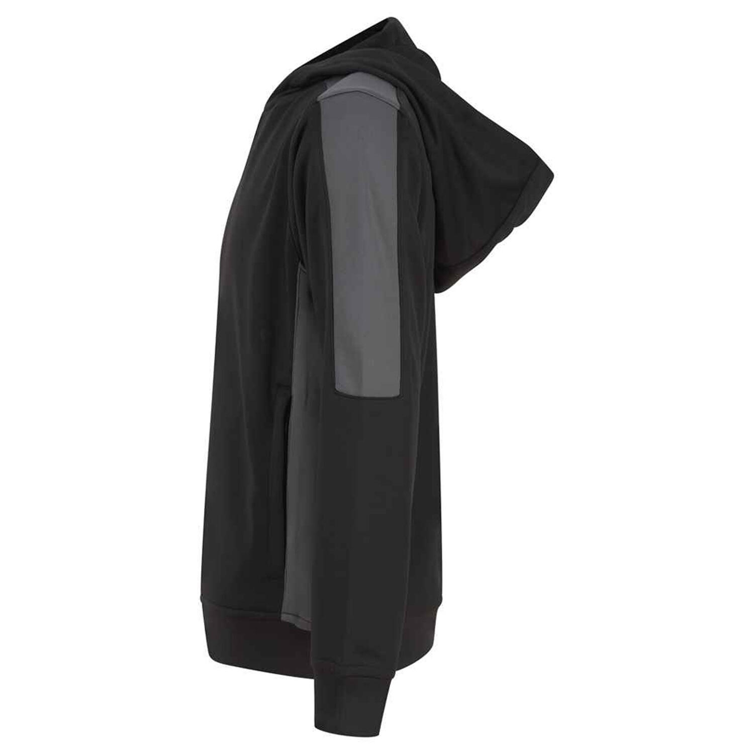 "Team" Kapuzenpullover für Kinder Schwarz/Metall-Grau 3/3