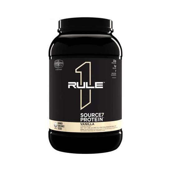 Rule1 R1 Source7 Gelato Protein (2lbs) Vanilla Ice Cream - Protéines