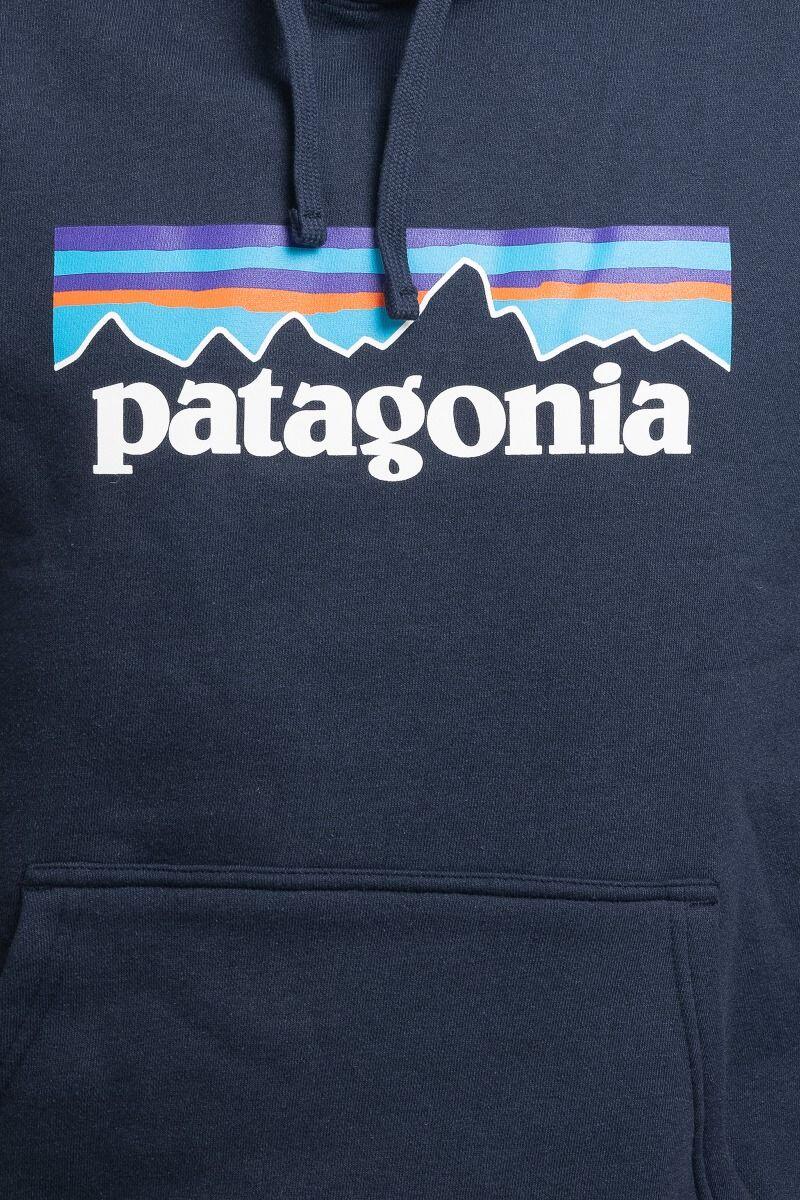 Sweat à Capuche Homme Patagonia "P-6 Logo Uprisal Hoody" M Bleu 4/7